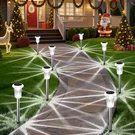Eyrosa Solar Outdoor Lights, 10 Pack Waterproof Stainless Steel Cool White. Fixed Price $42.01.