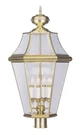 Livex Lighting 2368-02 Georgetown Post Accessories Polished Brass. Fixed Price $939.96.