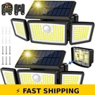Szrsth Solar Lights Outdoor 225LED Motion Sensor Flood. Fixed Price $62.99.