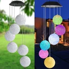 Solar Wind Chimes Lights Led Balls Color Changing Lamp Garden Home Decor. Fixed Price $11.30.
