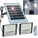 Solar Powered Led Double Lights Garage Shed Garden Indoor Bedroom Outdoor. Fixed Price $29.60.