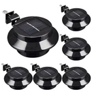 Led Solar Gutter Waterproof Outdoor Garden Fence Wall Lights Black 6PCS. Fixed Price $119.90.