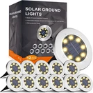 Incx 12 Pack Solar Pathway Lights Outdoor Warm White Garden. Fixed Price $40.33.