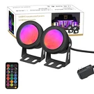 Ruicaikun Landscape LIGHTING,10W Spotlight, Us Plug, 12V, Mixed Color - Black. Fixed Price $32.49.