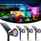 Outdoor Solar Spot Light Garden Pathway Landscape Rgb Waterproof Decor Lamp. Fixed Price $32.99.