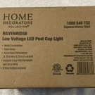Home Decorators Collection Low Voltage Led Post Cap Light. Fixed Price $49.99.