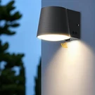 Sottlot Outdoor Wall Light Fixture, Ac/solar Charging Front Porch Dark Gray. Fixed Price $83.23.