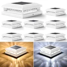 Bosceos Solar Post Lights 8-PACK 2 Color Modes 16LEDS Outdoor White. Fixed Price $63.73.