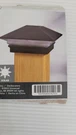 Deckorators 4" X Solar Led Plastic Post Cap Black # 142270 (lot Of 2). Fixed Price $19.97.
