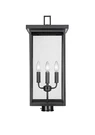 Powder Coated Black Four Light Outdoor Post Lantern From The Barkeley Collection. Fixed Price $199.90.