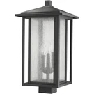 Z-lite 554PHXLS-BK Aspen 3 Light 20.87 Inch Black Outdoor Post Mount Fixture. Fixed Price $265.20.