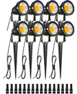 Zuckeo Led Low Voltage IP66 Spot Lights 8-PACK 5W 12-24V Outdoor Black. Fixed Price $52.53.