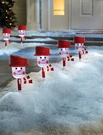 Brylanehome Snowman Solar Pathway Light Stakes, Set Of 6 -. Fixed Price $39.99.