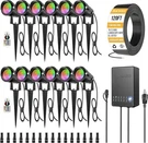 Zuckeo Rgb Landscape Lighting Kit 12PACK Led 5W W/ Transformer & Wire - Nib. Fixed Price $160.95.