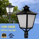 120W Led Post Top Pole Light Outdoor Street Garden Pathway Parking Lot Lamp IP65. Fixed Price $199.99.