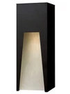 Hinkley Lighting Kube Outdoor Satin Black Wall Lantern Sconce, 1764SK. Fixed Price $295.00.