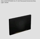 Light Dals Arc 3" Recessed Horizontal Black 3000K 3W LEDSTEP006D New. Fixed Price $37.95.