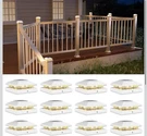 Volisun 4X4 Post Cap 12PACK,SOLAR Fence - Lights Outdoor New. Fixed Price $79.99.