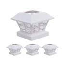 Greenlighting Evolve White Solar Post Lights - 4X4 Caps And Outdoor .... Fixed Price $60.31.