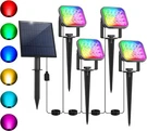 T-sun Rgb Solar Outdoor Color Changing Lights Waterproof Garden. Fixed Price $47.99.