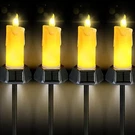 Blctec Solar Candles Outdoor Waterproof, Realistic Flickering Flames Led Cand.... Fixed Price $67.82.