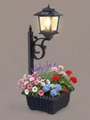 Solar Lamp Post With Flower Pot Outdoor Garden & Patio Light Multi Pack. Fixed Price $43.39.