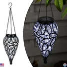 Lewis&wayne Solar Hanging Lantern Outdoor Lights, Tear-shaped 15 Leds Cool White. Fixed Price $52.93.