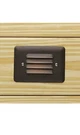 Kichler 15782-27 Bronze 5" Led Mini Louvered Step Light 2700K. Fixed Price $75.00.