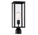 Hukoro Cal 17.2 IN.1-LIGHT Matte Black Metal Hardwired Outdoor Post. Fixed Price $18.90.