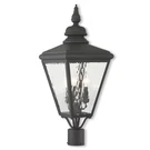 Livex Lighting 20433-04 Cambridge 27 Inch Black Outdoor Post Top Lantern. Fixed Price $715.17.