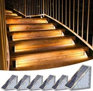 Volisun Solar Stair Lights Pack, Step Outdoor Waterproof IP67, Le. Fixed Price $51.00.