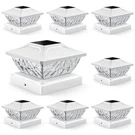 Ensli 8 Pack Solar Post Cap Lights, 2 Mode Bright Outdoor W.... Fixed Price $73.86.