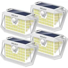Welalo Solar Motion Sensor Lights Outdoor, 3 MODES/4 PACK/188 Pack, White. Fixed Price $38.57.