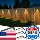 Bridika Solar Fence Lights Outdoor Waterproof, 12 Pack Powered. Fixed Price $93.66.