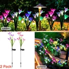 Solar Lily Flower Lights Led Outdoor Garden Yard 7-COLOR Changing Decor Lamps. Fixed Price $59.47.