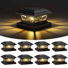 8 Pack Solar Post Cap Lights Outdoor Waterproof, Fits 4X4, 5X5, 6X6 Wooden & .... Fixed Price $102.49.