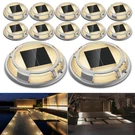 Fabstyl Solar Driveway Lights Dock Waterproof 12 Pack, Colors In Ou.... Fixed Price $134.96.
