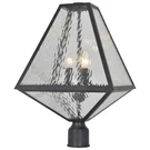Crystorama Brian P. Flynn For Glacier 3-LT Black Large Post GLA-9709-WT-BC. Fixed Price $254.99.
