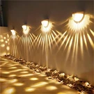 4PACK Solar Garden Warm White Lights Outdoor Wall Fence Deck Step Decor Lamp Led. Fixed Price $8.99.