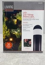 Living Accents Led Low Voltage Bollard Light Black Outdoor Landscape Pathway Lam. Fixed Price $12.00.