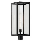 Textured Black One Light Outdoor Post Mount From The Branner Collection. Fixed Price $359.99.