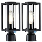 Myhxq Dusk To Dawn Outdoor Post Lights 2 Packs, Lamp Fixture Moder.... Fixed Price $97.44.