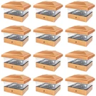 12 Black Copper White 5 X Solar Post Deck Cap Lights Outdoor Fence Lamp Vinyl. Fixed Price $79.95.