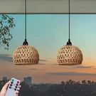 Battery Operated Hanging Outdoor Chandelier, Power Pendant Light, Gaz.... Fixed Price $43.46.
