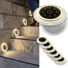 Solar Dock Lights, Crazy 48 Leds Super Bright Disc Driveway Light, Outdoor 8PCS. Fixed Price $53.99.