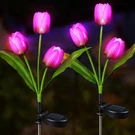Aolyty Solar Flower Lights Outdoor, IP65 Waterproof Tulip Led Garde. Fixed Price $31.94.