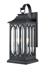 Millennium Mallorey 88102-PBK Outdoor Wall Sconce 2-LIGHT 21" Tall Fixture. Fixed Price $145.00.