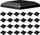 (24-PACK, Black) 6"X6" Fence Post Caps Wooden -6X6 Inch-black. Fixed Price $42.49.