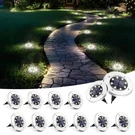 Solar Lights Outdoor 12 Pack Waterproof Landscape Lighting Cool White Solpex. Fixed Price $59.99.
