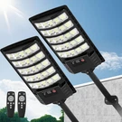 High Lumen Solar Street Lights With Motion Sensor, 2 Pack Outdoor Waterproof. Fixed Price $83.99.